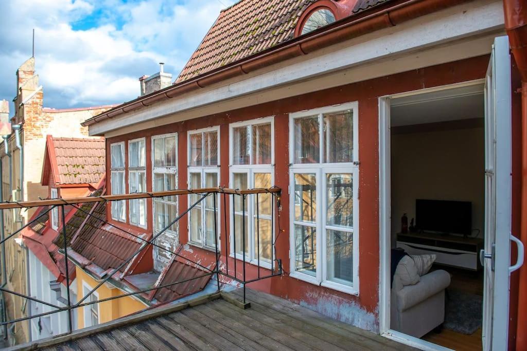 Floor With Two Balconies In The Old Town